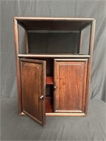 Vintage Asian rosewood side cabinet/nightstand