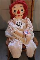 Vintage Large Raggedy Ann Doll