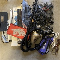 Garage Box Lot w/Shark Vac