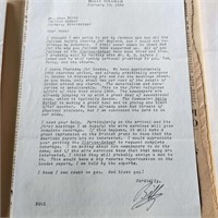 Billy Graham signed letter 2