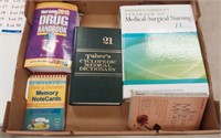 MEDICAL AND NURSING BOOKS- CONTENTS OF BOX