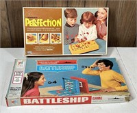 Perfection & Battleship Board Games