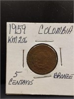 1959 Columbian coin