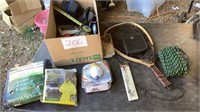 Floating aerator, ponchos , fishing line , net,