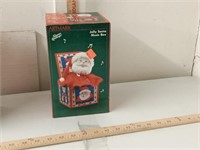 Artmark Jolly Holly Santa Claus Music Box