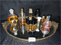 Mirrored Dresser Tray Perfume Shalimar Gucci