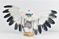 Kachina Eagle Dancer Feather Statue Signed