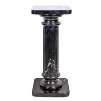 Black Marble Pedestal Stand