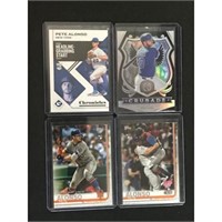 Four Pete Alonso Baseball Cards