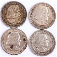 Coin 4 Columbian Expo Half Dollars 1800's