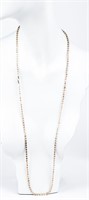 Jewelry Sterling Silver Heavy Bead Chain Necklace