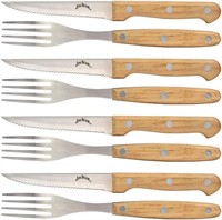 Jim Beam Set of 16 Steak Knives and Forks