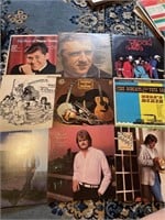 9 vinyl records Wayne Newton, Carl Smith, Kool