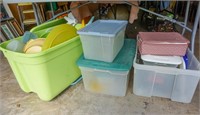 Plastic kitchen storage
