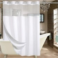 Hookless - Snap-in Fabric Liner for Shower