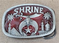 1986 Shriners Belt Buckle Copyright