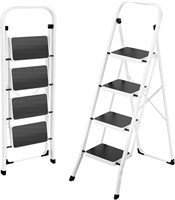 HBTower 4 Step Portable and Folding in White