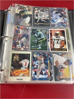 PARTIAL BINDER OF VARIOUS SPORTS TRADING CARDS