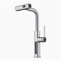 Lefton Pull-Out Waterfall Kitchen Faucet with Temp