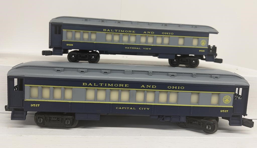 Lionel Baltimore and Ohio rolling stock 9517 and
