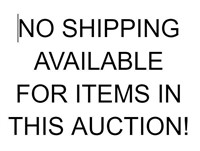 NO SHIPPING AVAILABLE