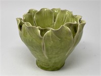 Vintage Lettuce Ceramic Planter