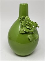 Ceramic Floral Motif Vase