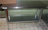 Regency stainless steel work table 2'x4'