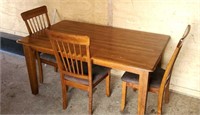 Dinning room table and 3 Chairs