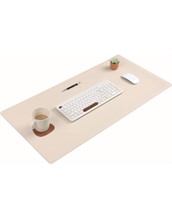 Leather Mouse Pad with Stitched Edges & Non-Slip