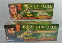2pc Lindberg Flintlock Pistol Models Sealed