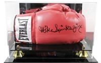 Michael Spinks Signed Boxing Glove Cased Beckett