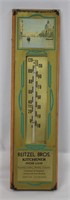 Vintage Advertising Mercury Thermometer