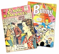 1954 Exotic Romances #27 & 1968 Bunny #6 Comic