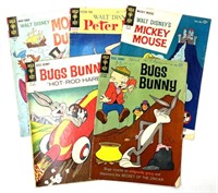 (5) Gold Key Disney, Bugs Bunny Comic Books