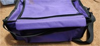 Purple carrying case for crafts
