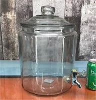 Anchor Hocking glass drink dispenser