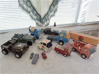 Toy trucks & cars