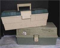 (2) TACKLE BOXES WITH CONTENTS