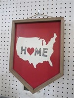 UNIQUE WOOD FRAM HOME SIGN