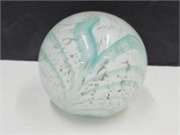 Elwood In Glass Paper Weight 4" Wide