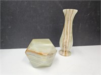 5" Marble Vase & Paper Weight