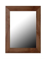 Home Basics DM47051 12" x 16" Wall Mirror, Black