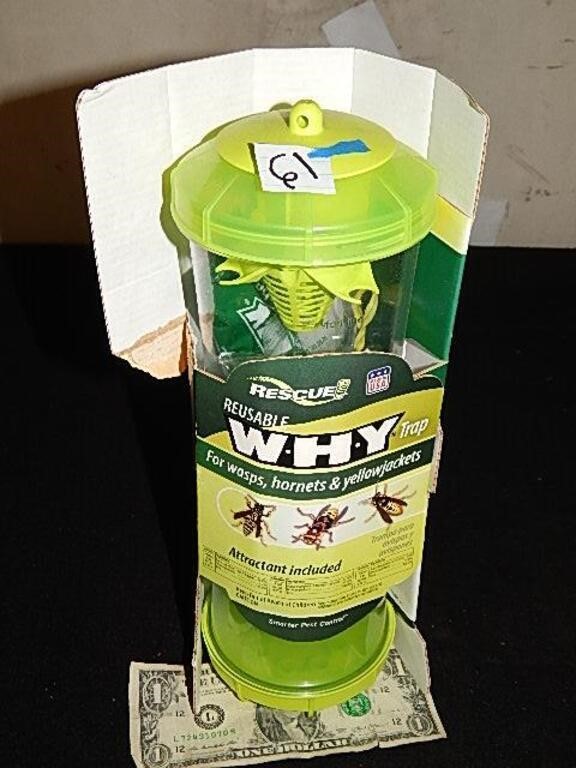 Reusable Wasp, Hornet, Yellow Jacket Trap