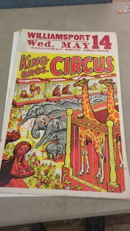 Lot of Circus Posters some local