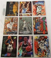 Sheet Of 9 Anfernee Hardway Basketball Cards