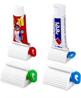Set of 4 Rolling Toothpaste Squeezers