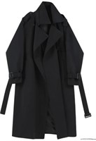 (Size: XXL, color: black) HFENGKG Women's Coat
