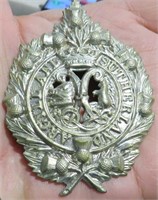 British Army Agyle and Sutherland Cap Badge