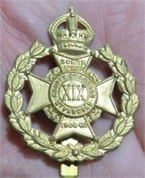 WWI Canada19th County of London Cap Badge Pancras